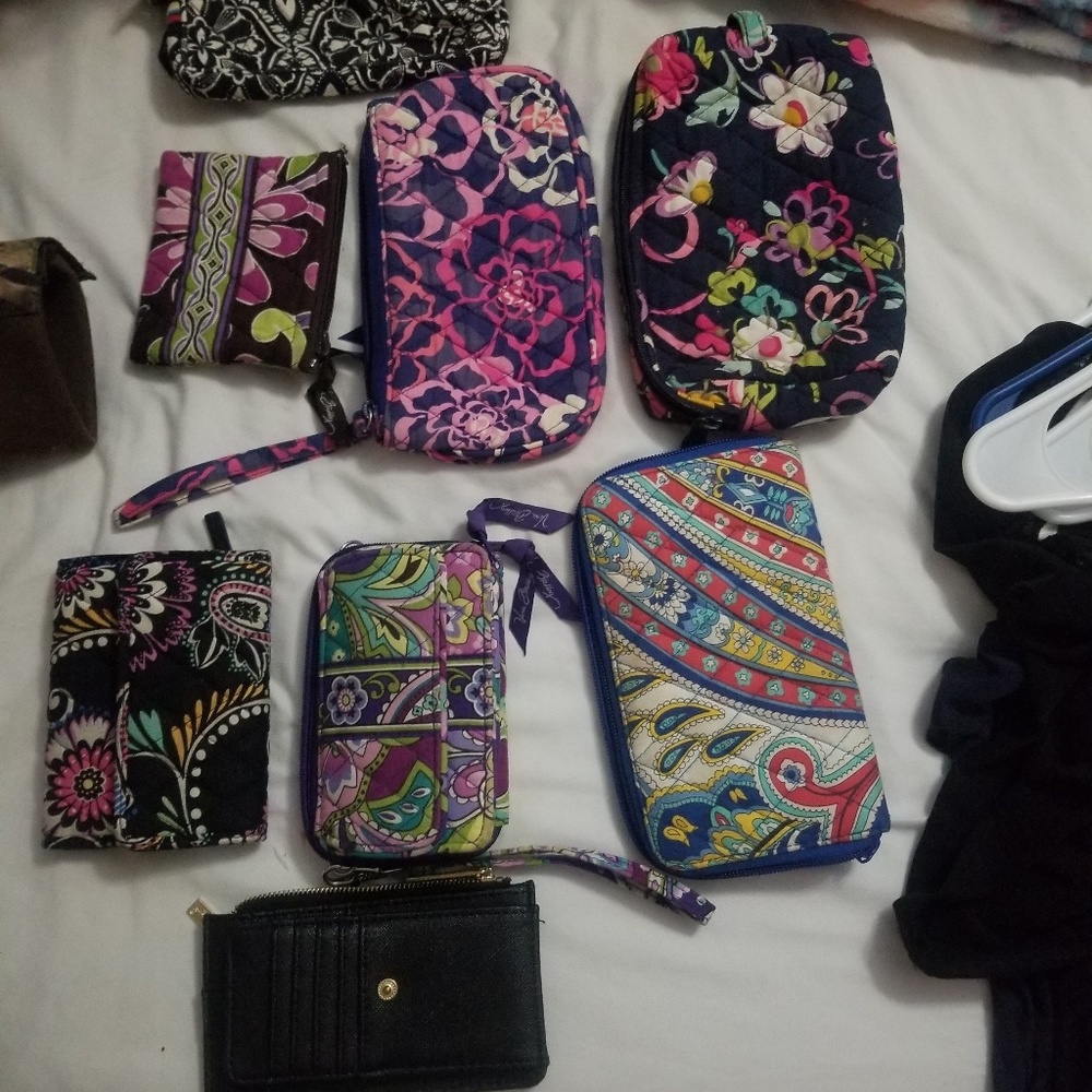 Vera Bradley wallets and wrislets